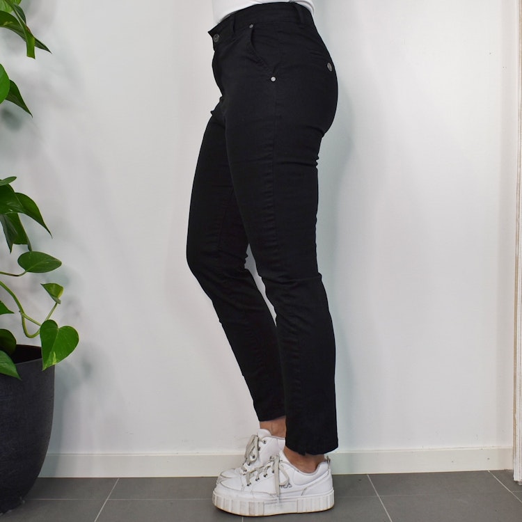 Chinos Slim SVART - 3D Denim
