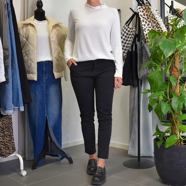 Chinos Slim SVART - 3D Denim
