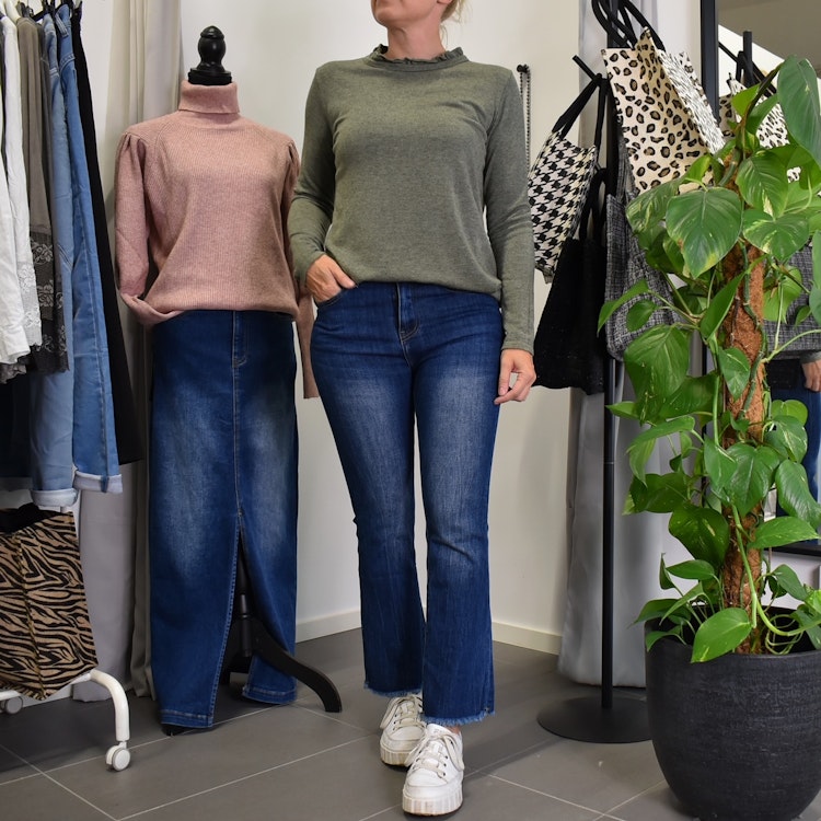 Tröja Volang KAKI