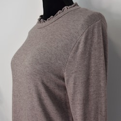 Tröja Volang TAUPE