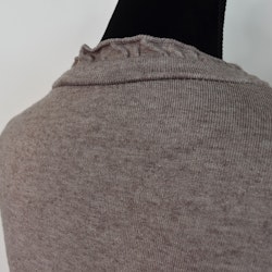 Tröja Volang TAUPE
