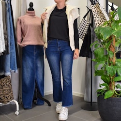 Vadderad Väst Quiltad BEIGE