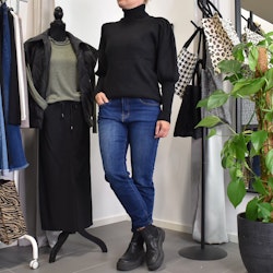 Jeans med Gylf MÖRK BLÅ - 3D Denim