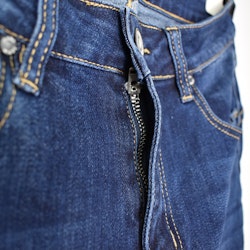 Jeans med Gylf MÖRK BLÅ - 3D Denim