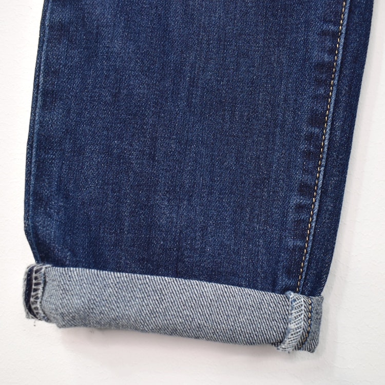 Jeans med Gylf MÖRK BLÅ - 3D Denim