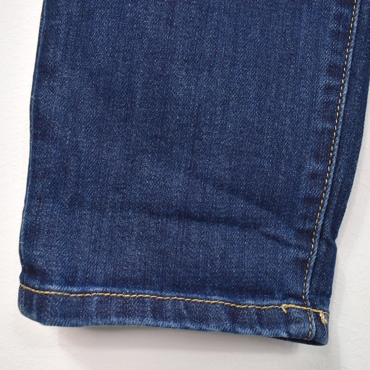 Jeans med Gylf MÖRK BLÅ - 3D Denim
