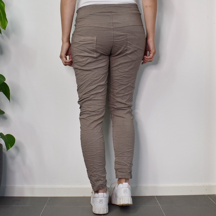 Stretchig Byxa TAUPE
