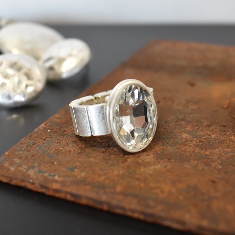 Elastisk ring Sophia SILVER - The Moshi