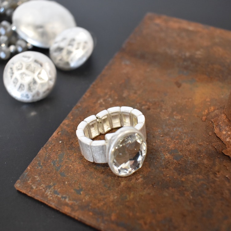 Elastisk ring Sophia SILVER - The Moshi