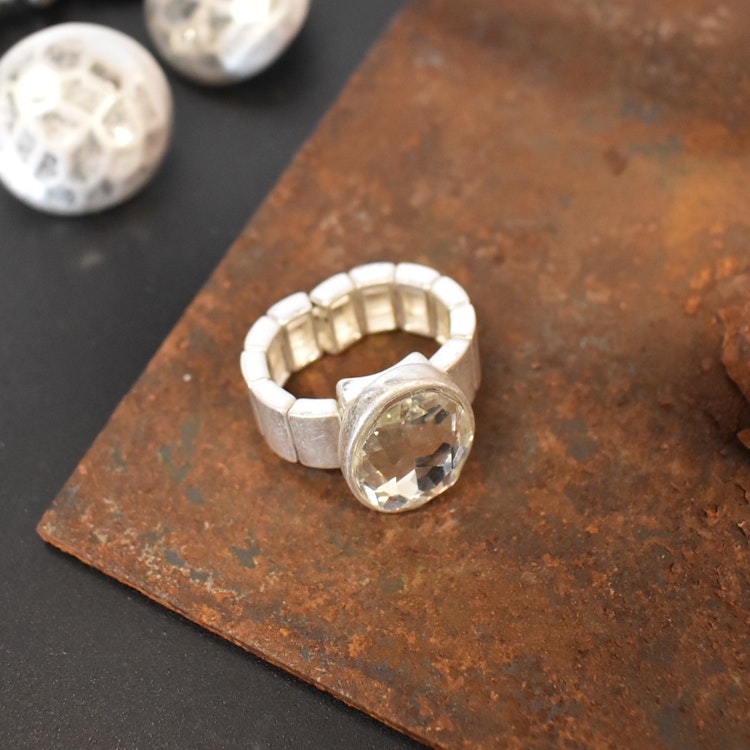 Elastisk ring Sophia SILVER - The Moshi
