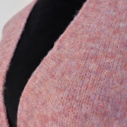 Stickad Kofta Recycled MELERAD ROSA