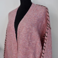 Stickad Kofta Recycled MELERAD ROSA