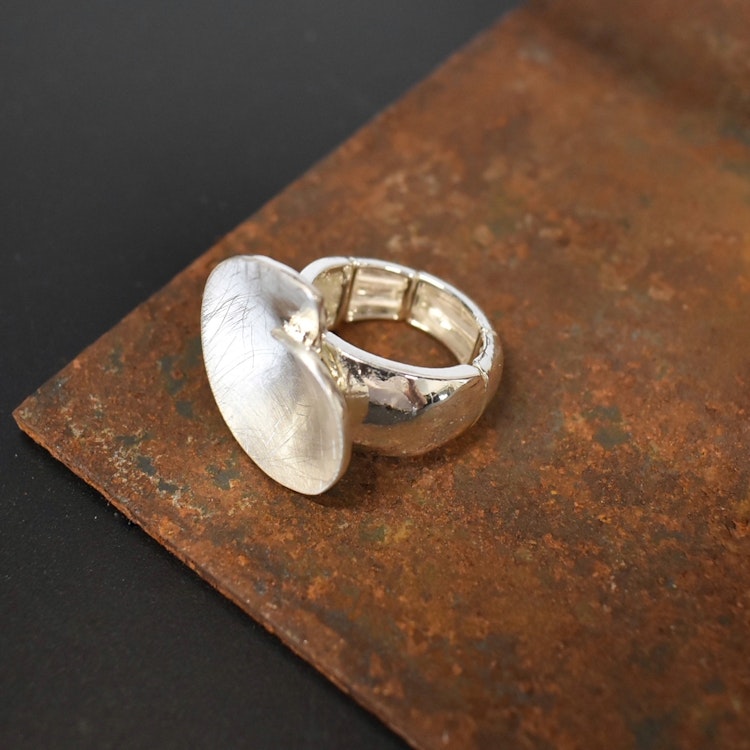 Elastisk ring Wilma SILVER - The Moshi