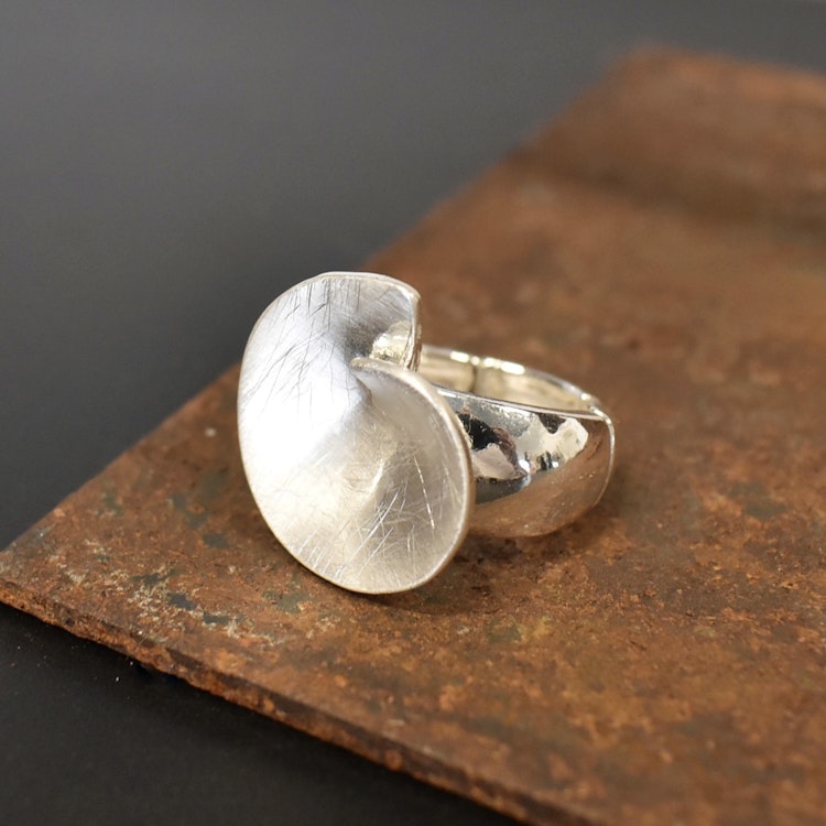 Elastisk ring Wilma SILVER - The Moshi