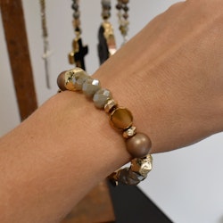 Armband Linnea TAUPE - The Moshi