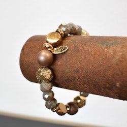Armband Linnea TAUPE - The Moshi