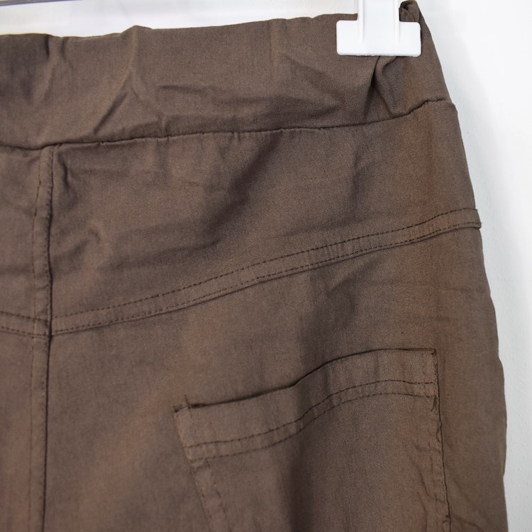 Stretchig Byxa MÖRK TAUPE