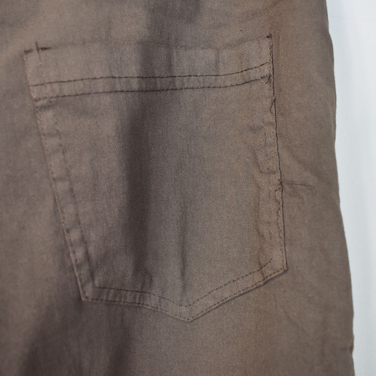 Stretchig Byxa MÖRK TAUPE
