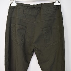 Stretchig Byxa MÖRK KAKI