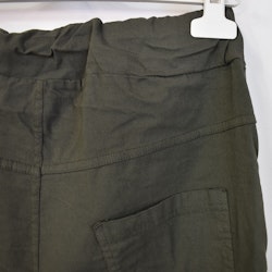 Stretchig Byxa MÖRK KAKI