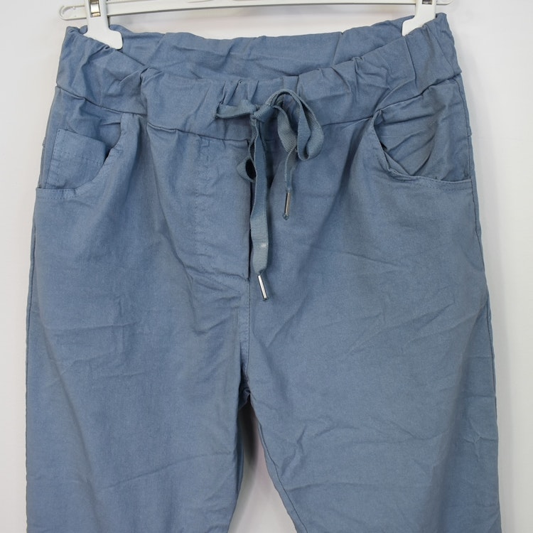 Stretchig Byxa JEANSBLÅ