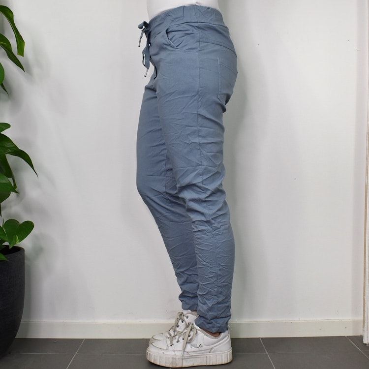 Stretchig Byxa JEANSBLÅ