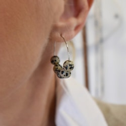 Örhänge Remake Exklusiv Dalmatian SILVER - Jewelry By Elina Dahl