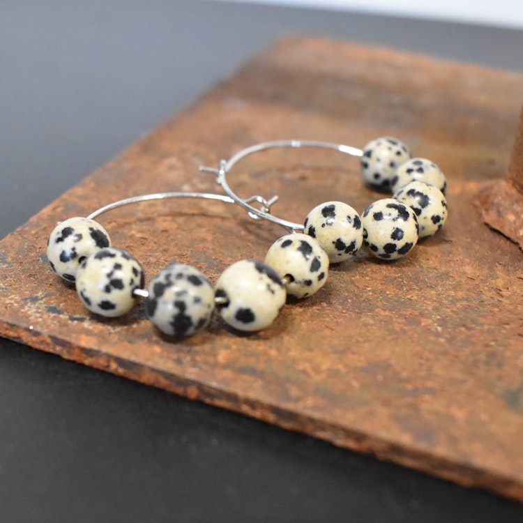 Örhänge Remake Exklusiv Dalmatian SILVER - Jewelry By Elina Dahl