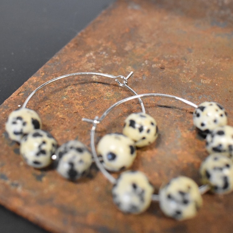 Örhänge Remake Exklusiv Dalmatian SILVER - Jewelry By Elina Dahl