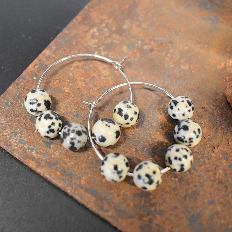 Örhänge Remake Exklusiv Dalmatian SILVER - Jewelry By Elina Dahl