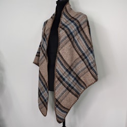 Sjal Stickad TAUPE