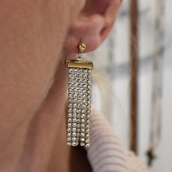 Örhänge Tassel Glitter GULD