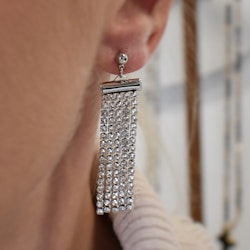 Örhänge Tassel Glitter SILVER