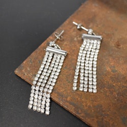 Örhänge Tassel Glitter SILVER