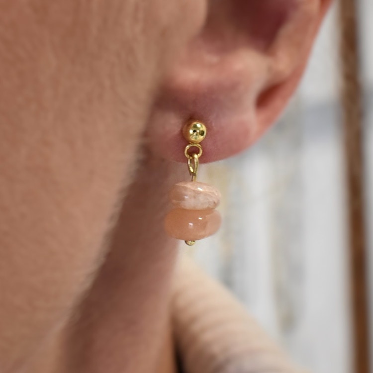 Örhänge Remake Sun Chip GULD - Jewelry By Elina Dahl