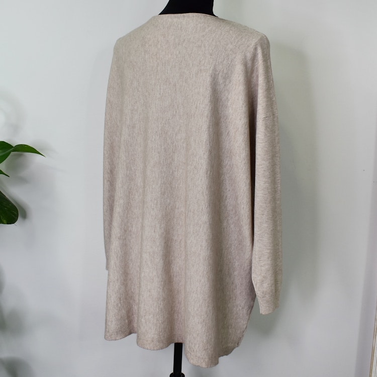 Stickad Tröja Isa BEIGE - Mix By Heart