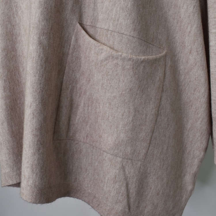 Stickad Tröja Isa BEIGE - Mix By Heart