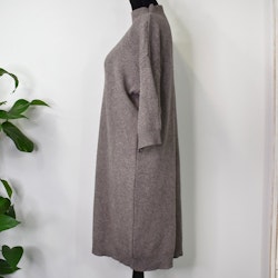 Klänning Halvpolo TAUPE