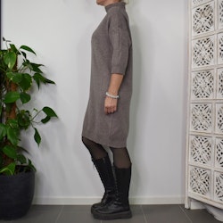 Klänning Halvpolo TAUPE