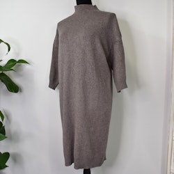 Klänning Halvpolo TAUPE