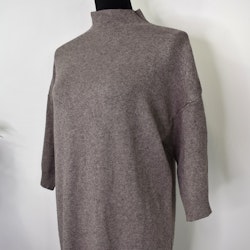 Klänning Halvpolo TAUPE