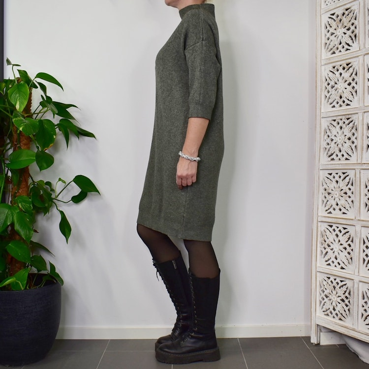 Klänning Halvpolo KAKI