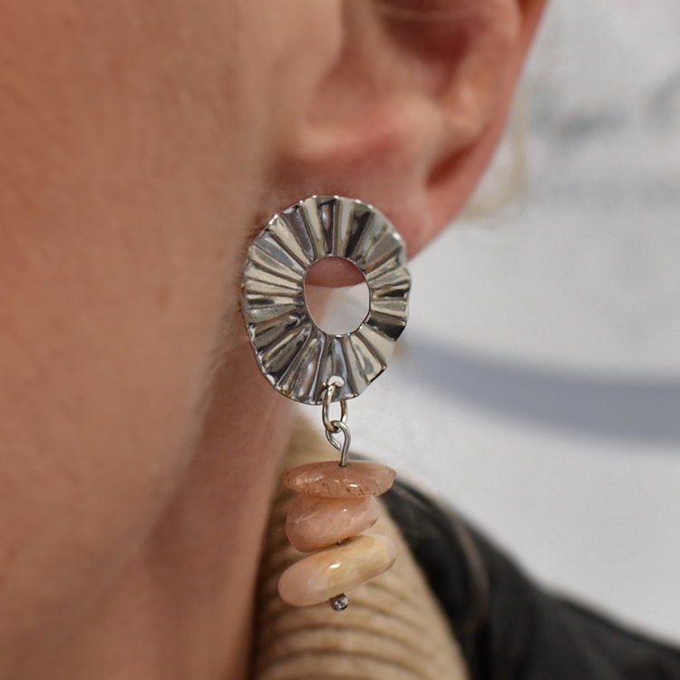Örhänge Remake Exklusiv Sun Chip SILVER - Jewelry By Elina Dahl