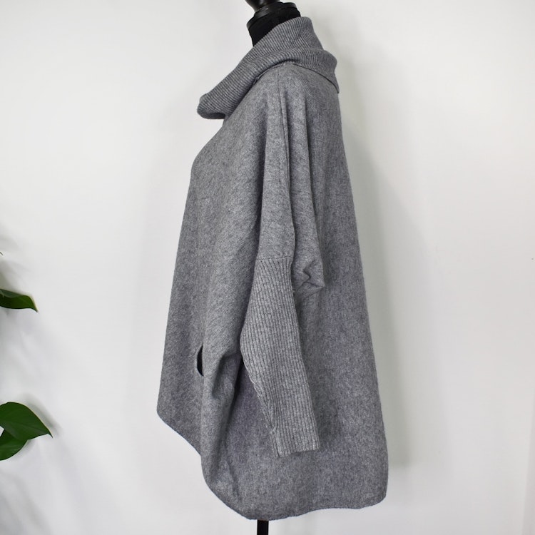 Polotröja Fickor Over Sized GRIGIO MEDIO