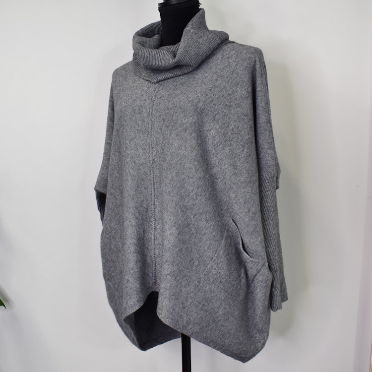 Polotröja Fickor Over Sized GRIGIO MEDIO