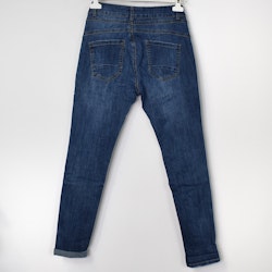 Jeans med Knappar BLÅ - 3D Denim