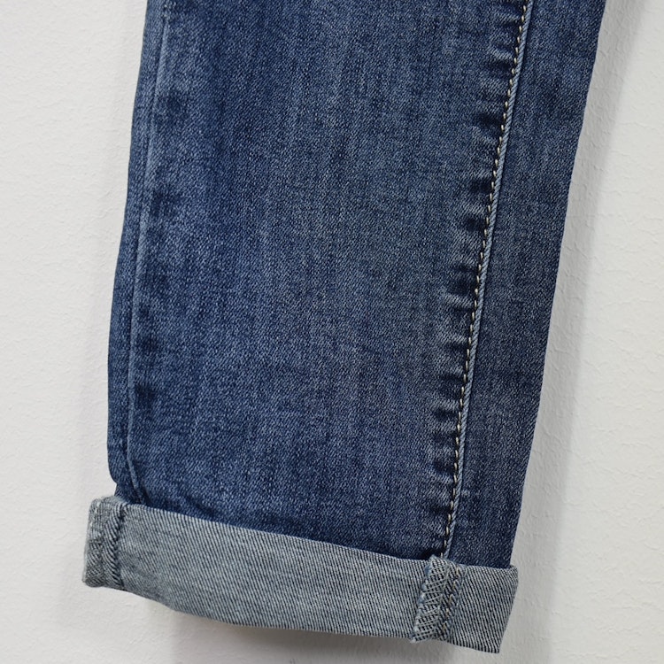 Jeans med Knappar BLÅ - 3D Denim