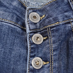 Jeans med Knappar BLÅ - 3D Denim