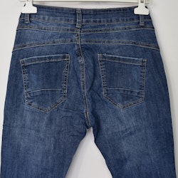 Jeans med Knappar BLÅ - 3D Denim