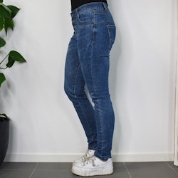 Jeans med Knappar BLÅ - 3D Denim
